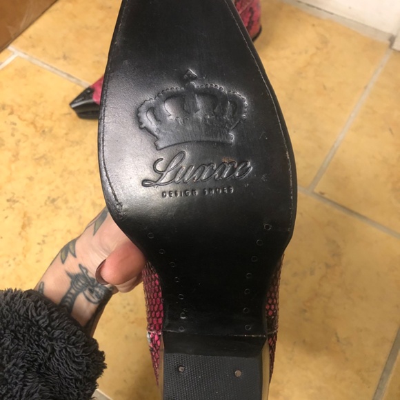 Handmade python western boots - Picture 7 of 8